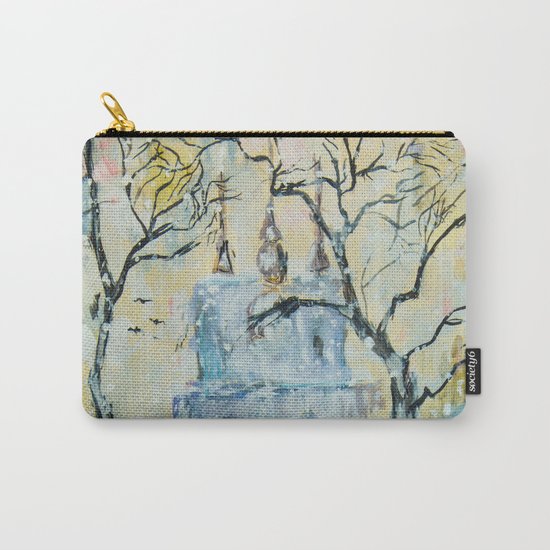 winter cityscape Carry-All Pouch