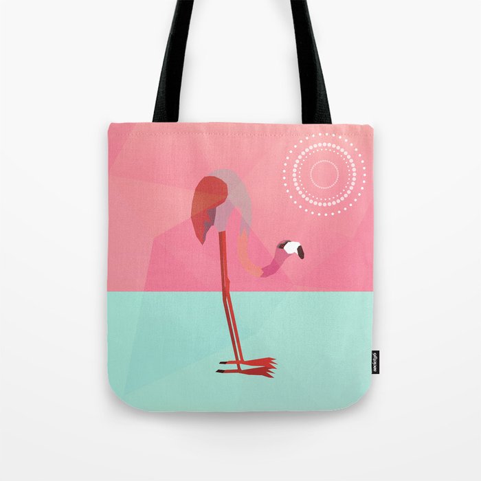 flamingo beautiful bird Tote Bag