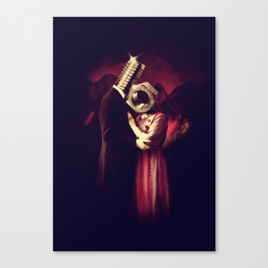 Screw Love Canvas Print