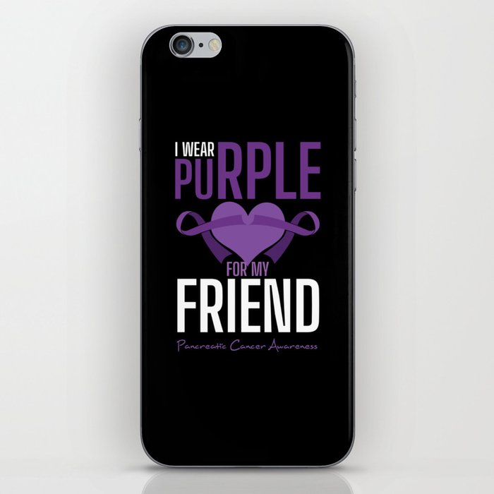 Purple For Friend November Pancreatic Cancer iPhone Skin