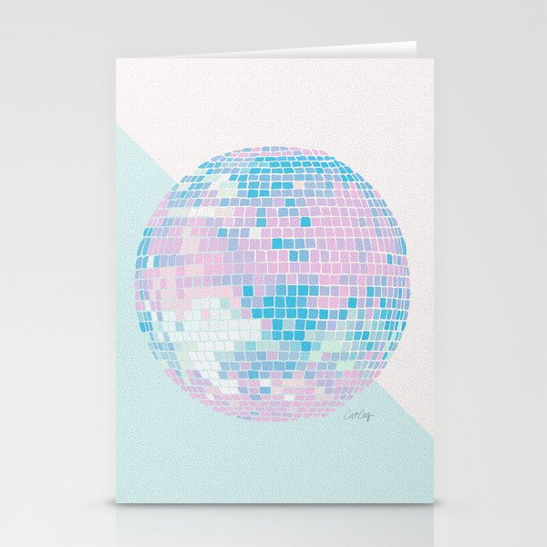 Disco Ball – Pastel Stationery Cards