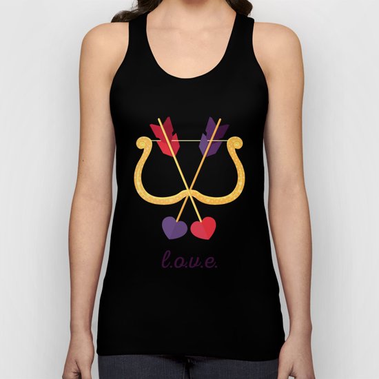 Take A Shot At L.O.V.E. Unisex Tank Top