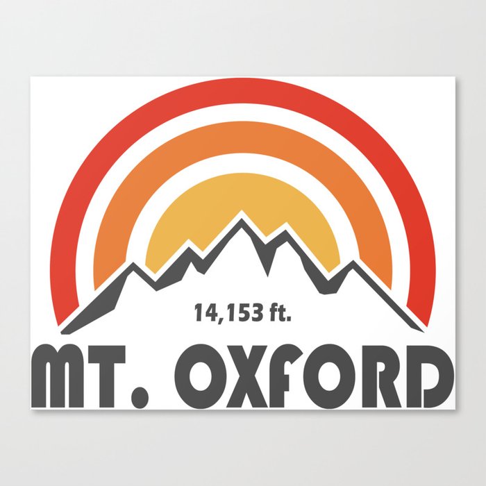Mt. Oxford Colorado Canvas Print