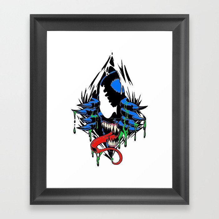 Ripped Venom  Framed Art Print
