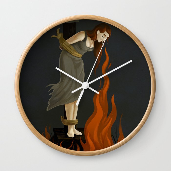 Red Wall Clock