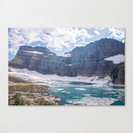 Grinnell Glacier and Lake, Montana Canvas Print