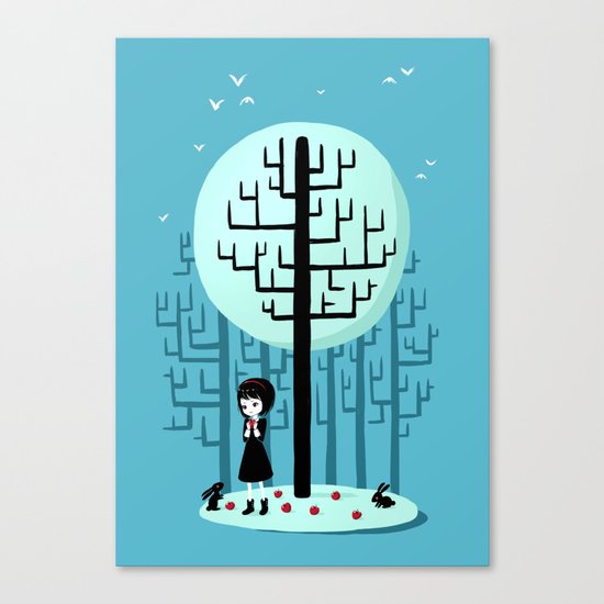 Snow White Canvas Print