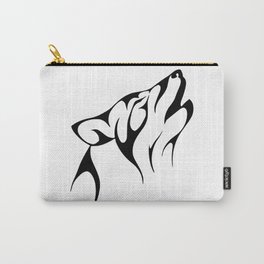 wolf drawing Carry-All Pouch