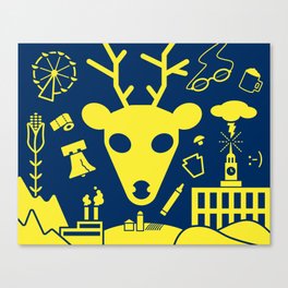 Keystone Deer (PA) Canvas Print