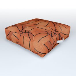 Basket Ball pattern Design Outdoor Floor Cushion