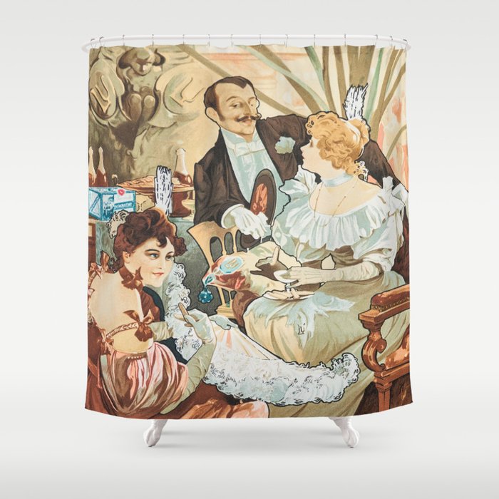 Alfons Mucha Shower Curtain