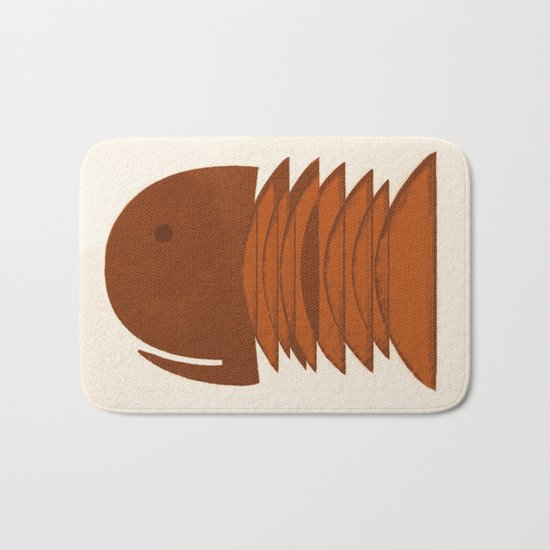 Ocher Fish Bath Mat