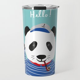 Mr. Panda Seaman Travel Mug