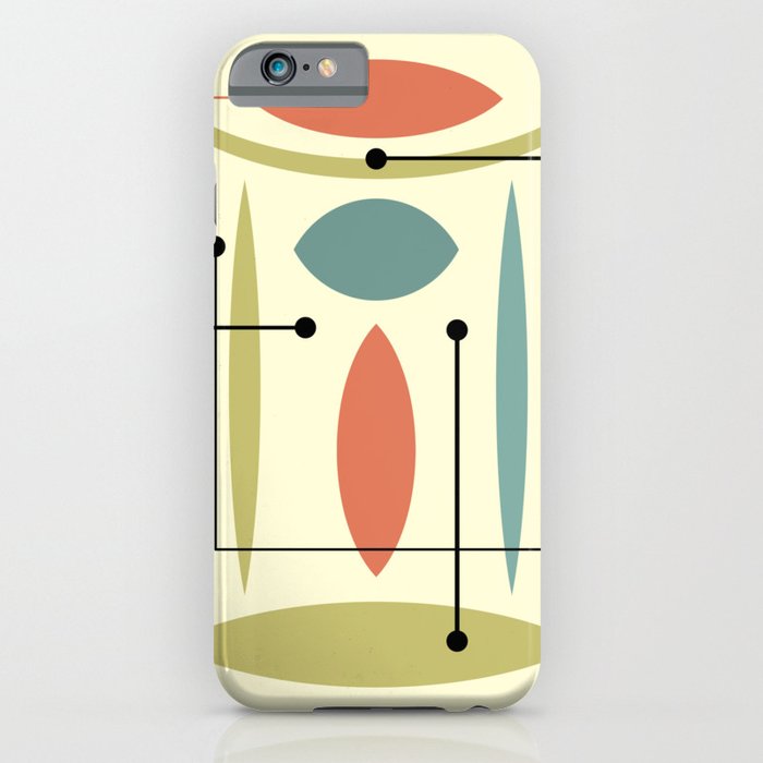 Retro Atomic Hip Abstract iPhone Case