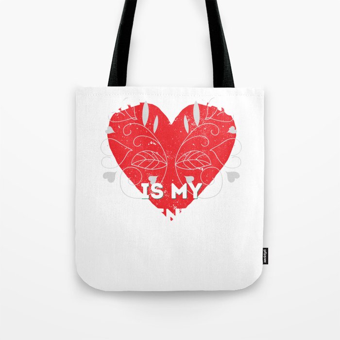 Brie de Meaux Is My Valentine Tote Bag