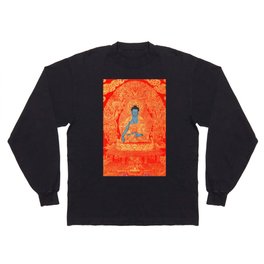 Medicine Buddha Thangka Long Sleeve T-shirt