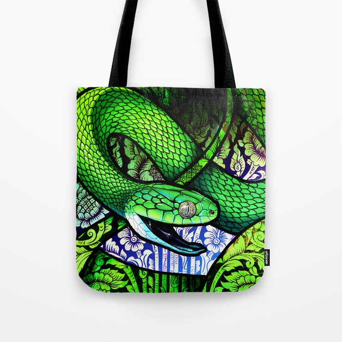 Green snake store bag
