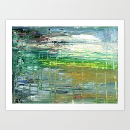 Abstract painting Art Print
