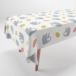 sloth pattern Tablecloth