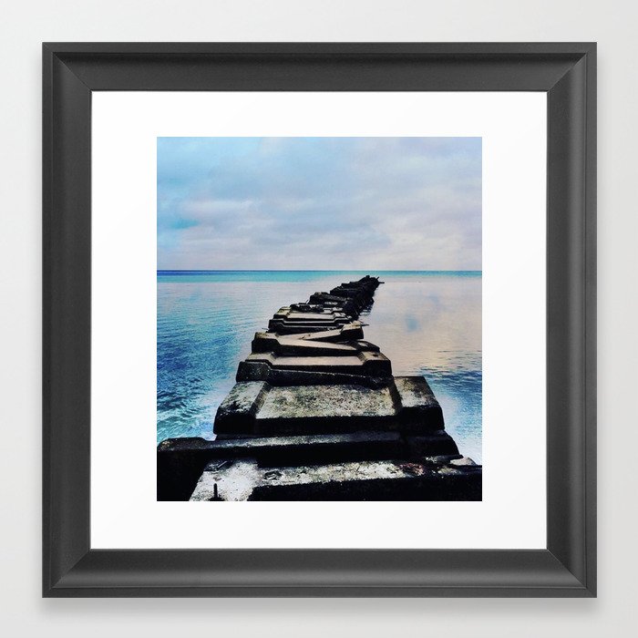 Blue Horizon Framed Art Print