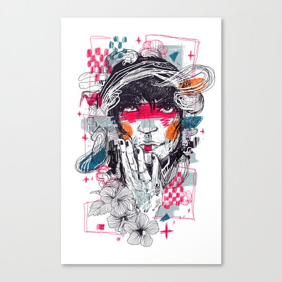 lookup Canvas Print