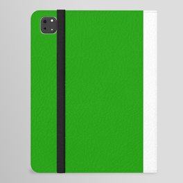 letter L (White & Green) iPad Folio Case
