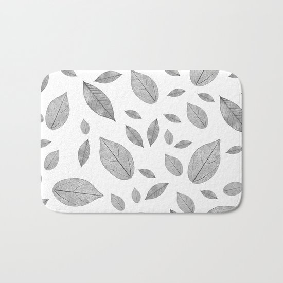 leaf pattern Bath Mat
