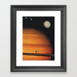 SPACE DATE Framed Art Print