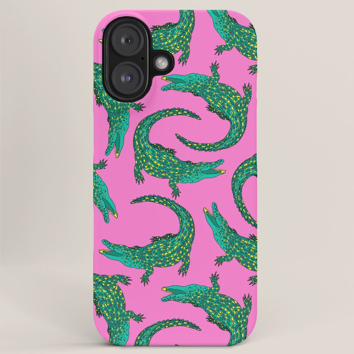 Alligator Printed iPhone Cases: 15, 14, Pro Max | Society6