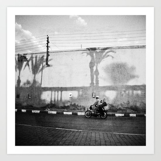 Medina riders Art Print
