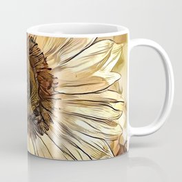 Watercolor Shine Sunflower Elegant Collection Mug