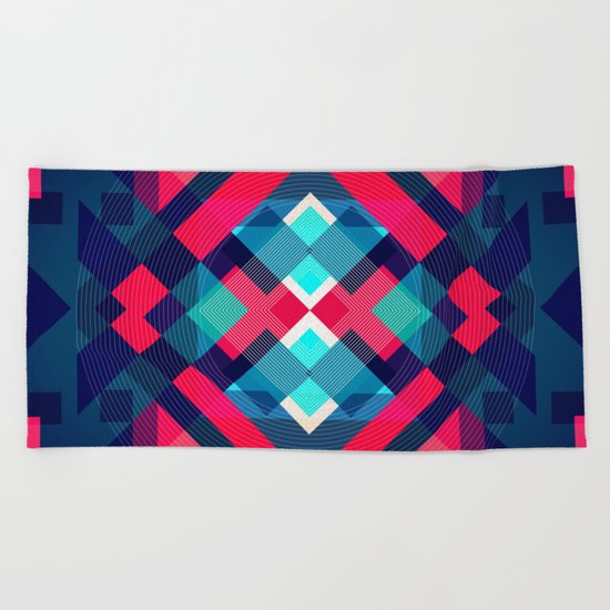 Kaleidoscope Beach Towel