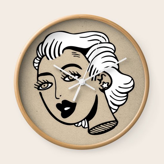 Heady Night Wall Clock