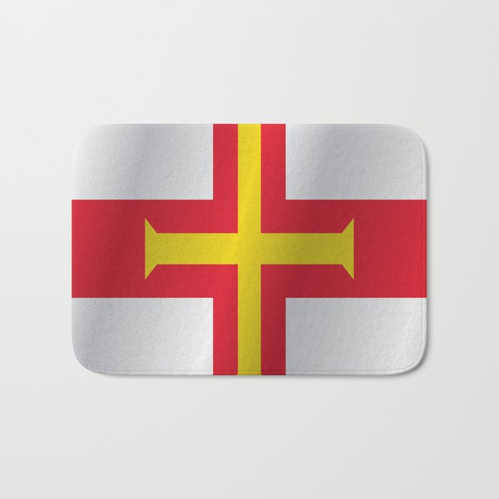 Flag of Guernsey Bath Mat