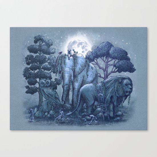 Stone Garden Canvas Print