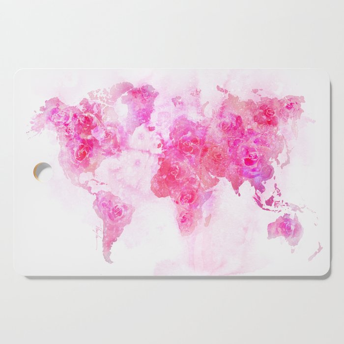 The United Pink World Cutting Board