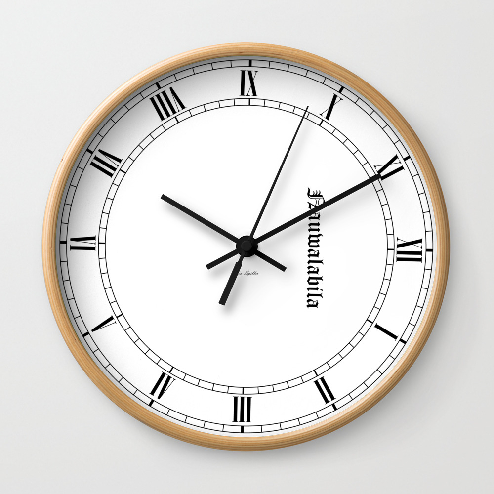 Nauwalabila Timezone Wall Clock By Teospiller Society6