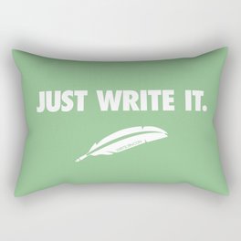 Just Write It Rectangular Pillow