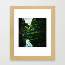 Cascade Falls Framed Art Print