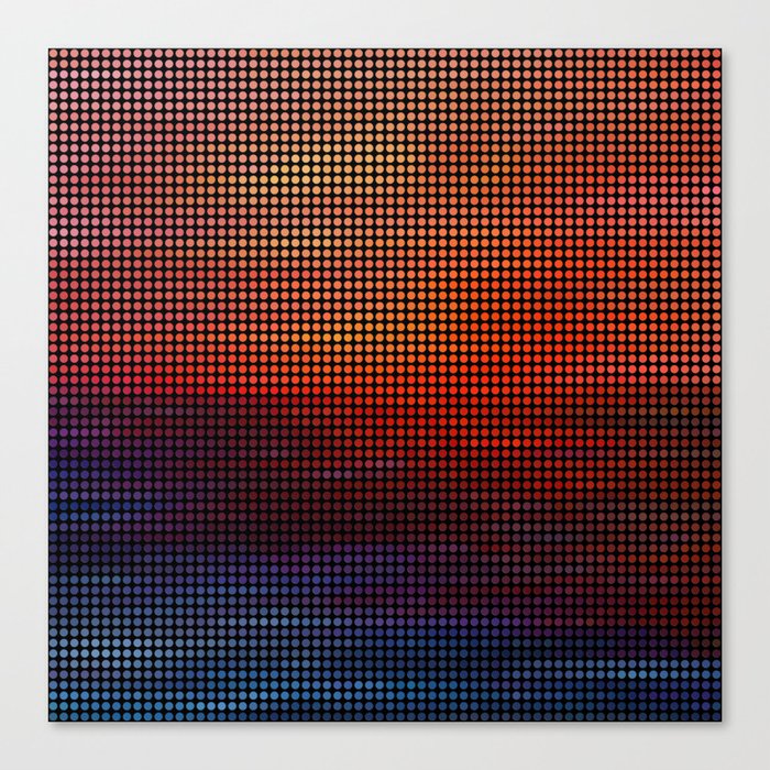 Sunset by Lars Furtwaengler | Digital Interpretation | 2013 Canvas Print