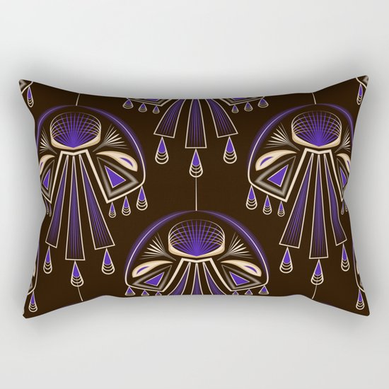 Art Deco No. 6 Rectangular Pillow