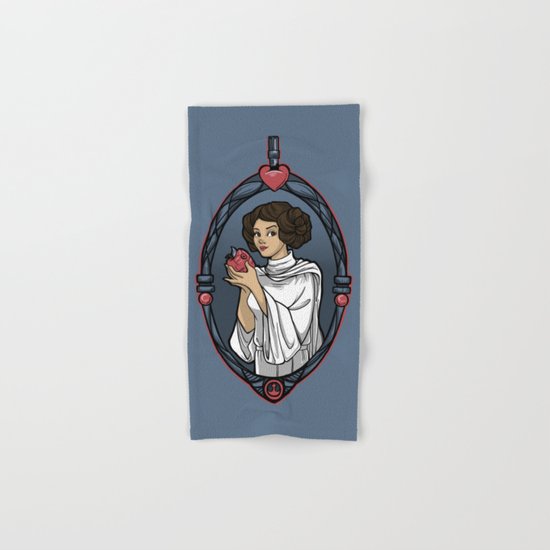 Snow Organa and the Poisoned Death Star Hand & Bath Towel