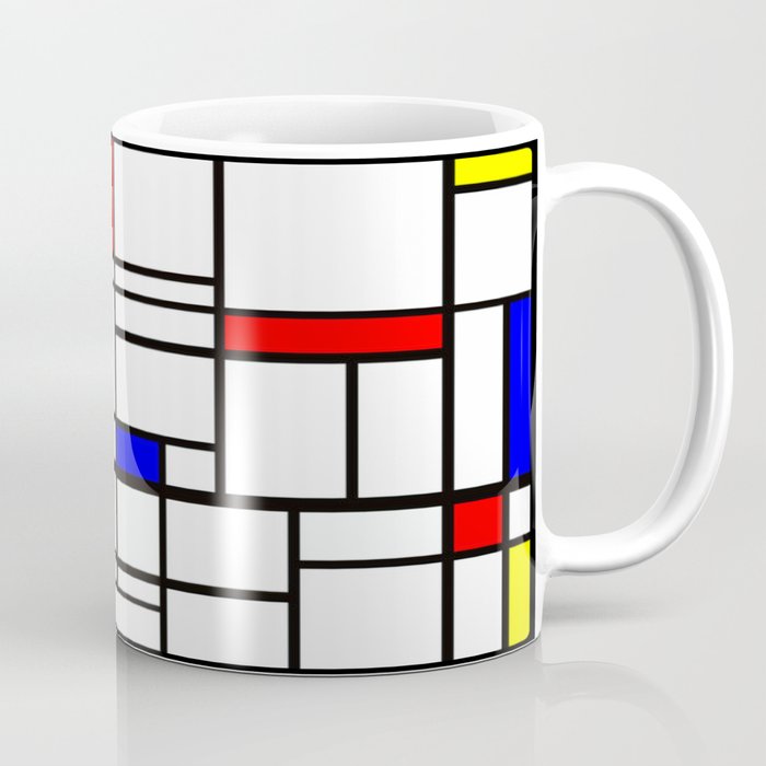 Mondrian inspired Coffee Mug