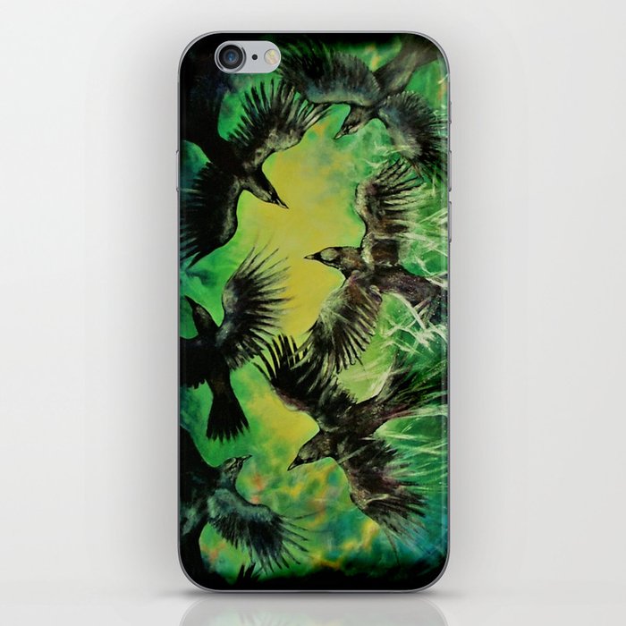 A Murder of Crows iPhone Skin