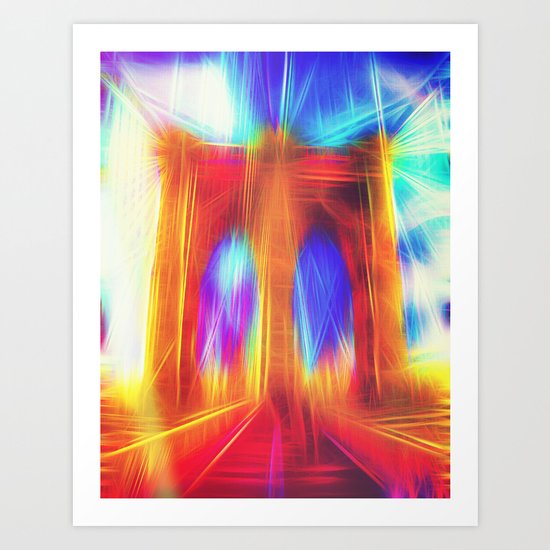 Brooklyn bridge NY 2 Art Print