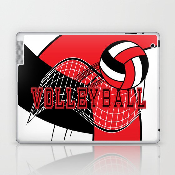 Volleyball Game  - Red Laptop & iPad Skin