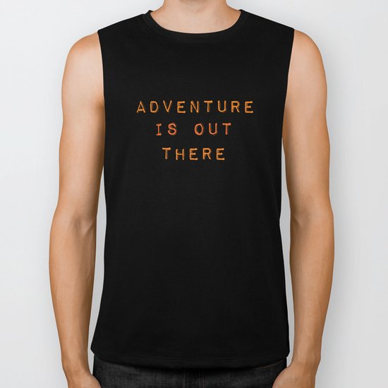 ADVENTURE IS OUT THERE Biker Tank