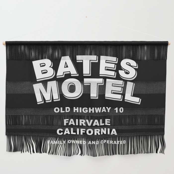 Psycho inspired Bates Motel logo Wall Hanging