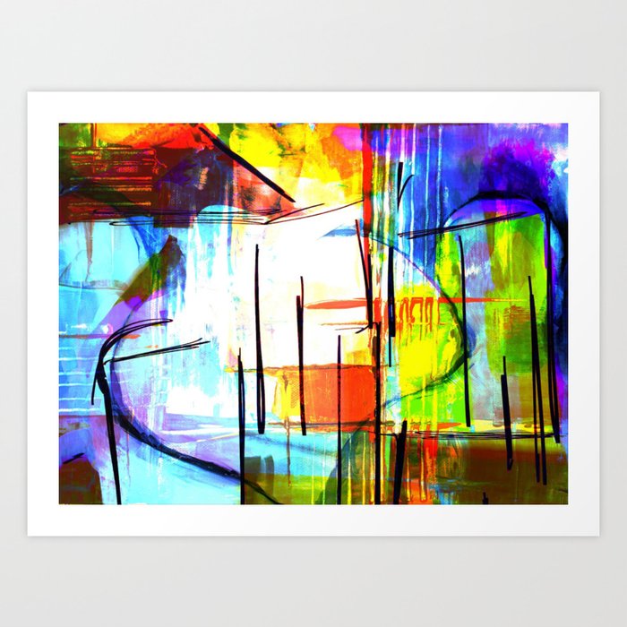 Modern Abstract Art Art Print