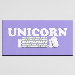 Unicorn Rider Cute Quote Desk Mat